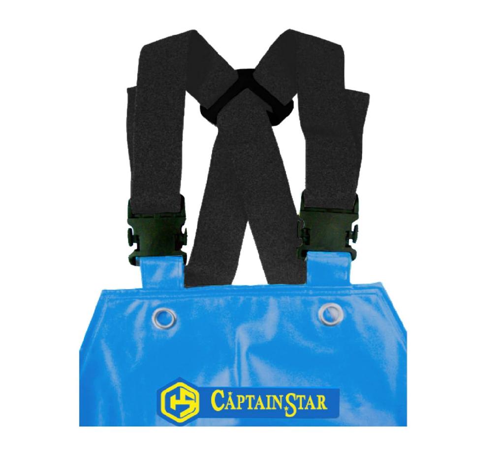 Captain Star Tohkemi Marine Rainwear Captain Star Parka Marine Captain Star Overalls Marine Set and Pants Are the Same (#182 Blue) + (#282 Blue)