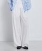 KIIMUIR (Women) Summer Semi-Wide Linen Pants_White