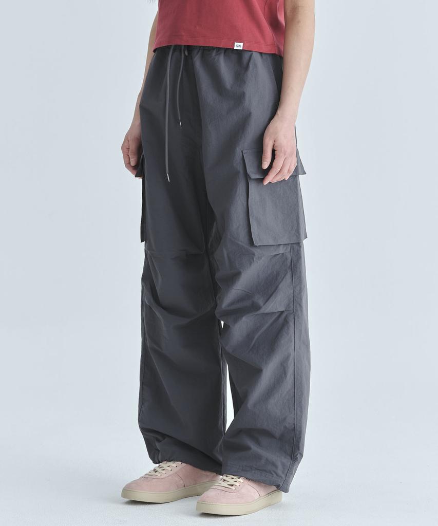 CGP Nylon Cargo Parachute Pants - Charcoal