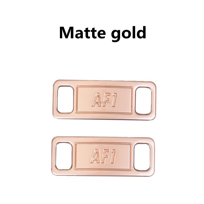 2pcs/pair AF1 Diamond Shoe Charms Fashion Laces Buckle Quality Metal Shoelaces Decorations Chapa Af1 Buckles Shoes Accessories