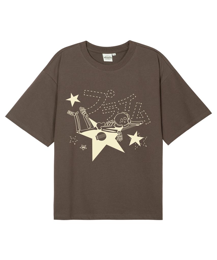 PRIMATE Rockstar Oversized Short Sleeve T-Shirt 11 Colors (Type A)