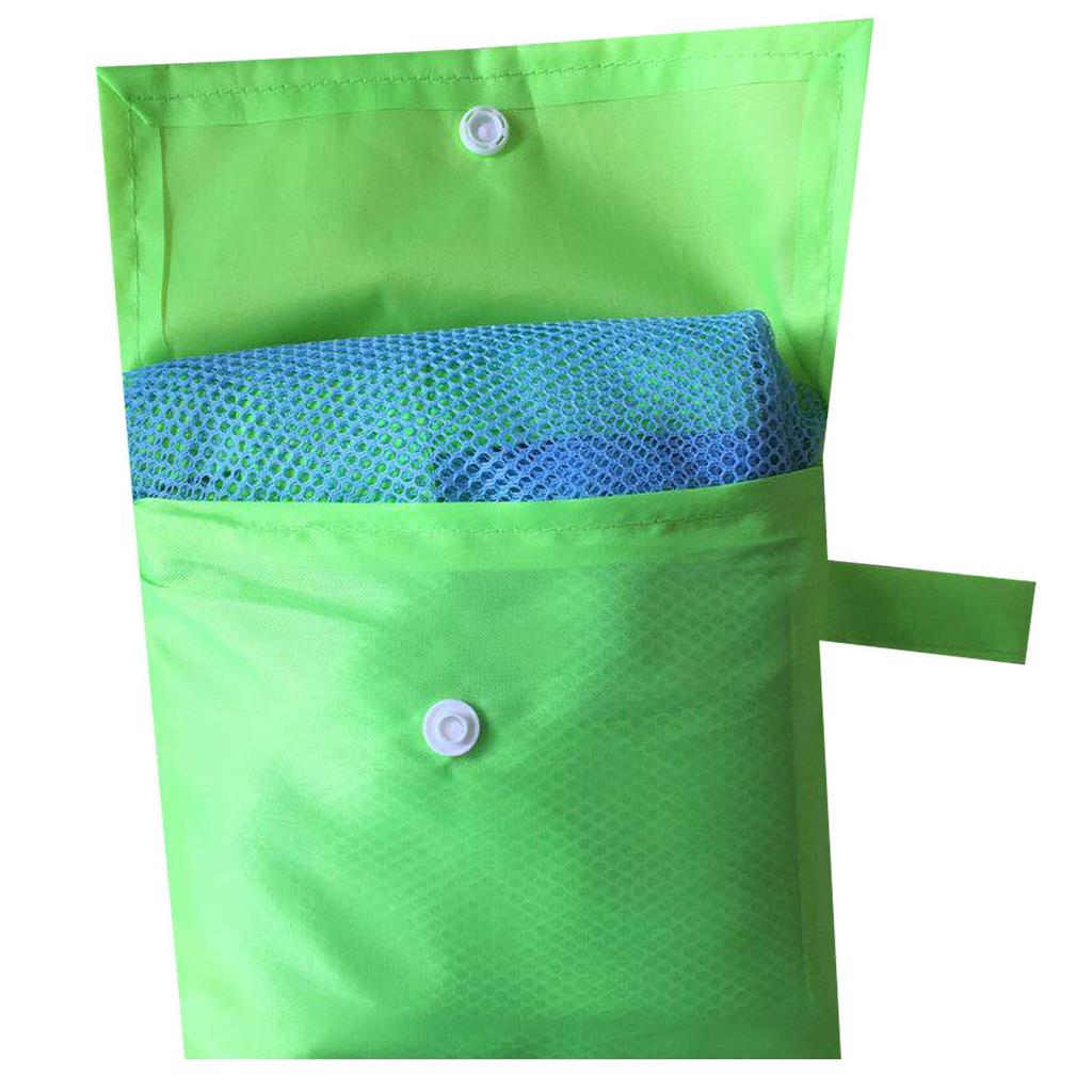 Large Capacity Mesh Beach Bag for Kids - 9 Colors, Foldable Storage for Toys & Clothes