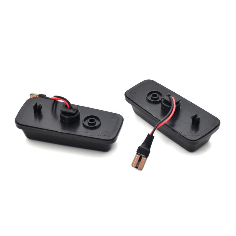 For Mercedes-Benz G-Class W463 W461 G500 G550 G55 G63 G65 1986-2001 2002 Dynamic Ambe LED Side Marker Turn Signal Light 2 Pieces