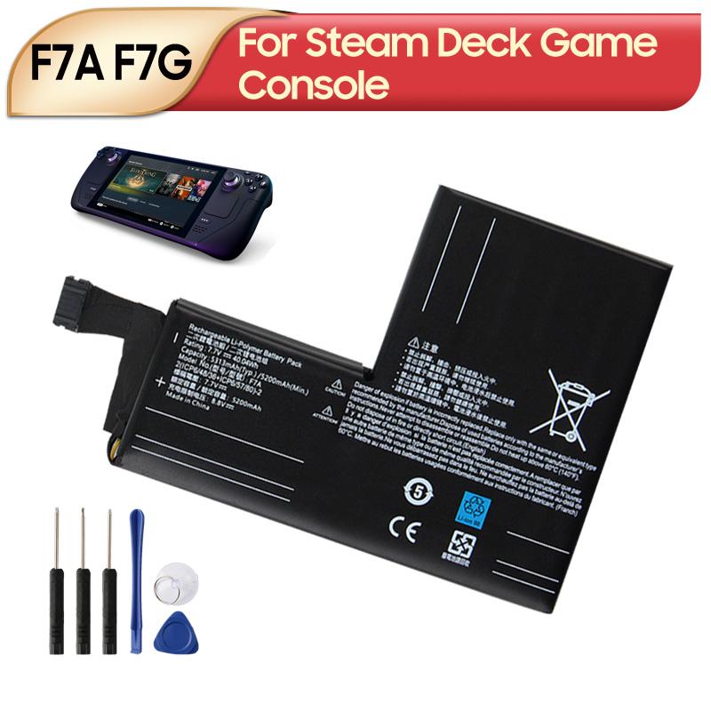 Rechargeable Lithium Battery For Steam Deck Game Console F7A F7G Battery 7.7V 5200mAh