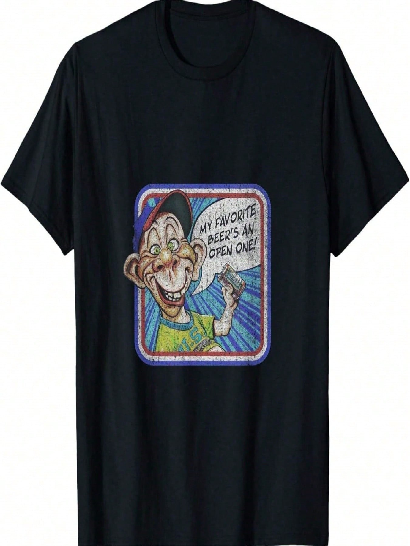 Jeff Dunham Bubba J Retro Washed Cartoon T-Shirt, Adult, Unisex, Short Sleeve, Small S разноцветный