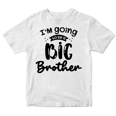 Ich werde ein großer Bruder Schwester Schwangerschaftsankündigung T-Shirt Geschenk Oder P1 A