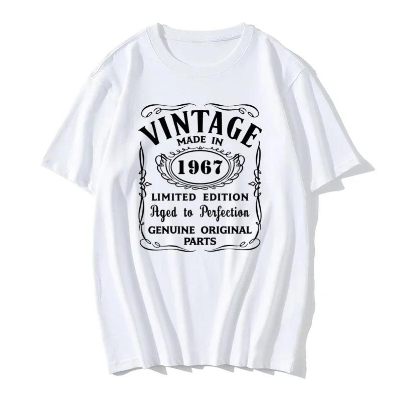 Father's Day Gift 1966 1967 1968 1969 1970 Novelty All Original Birthday Gift T-Shirt big size Clothes Novelty Print T Tshirt
