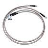 A16P-Transmission Cooler Oil Pipe Line Set 2Pcs 52" Length SS Hose Kit For Chevy For Ford GM GMC, Buick Cadillac TH350 700R4 TH4
