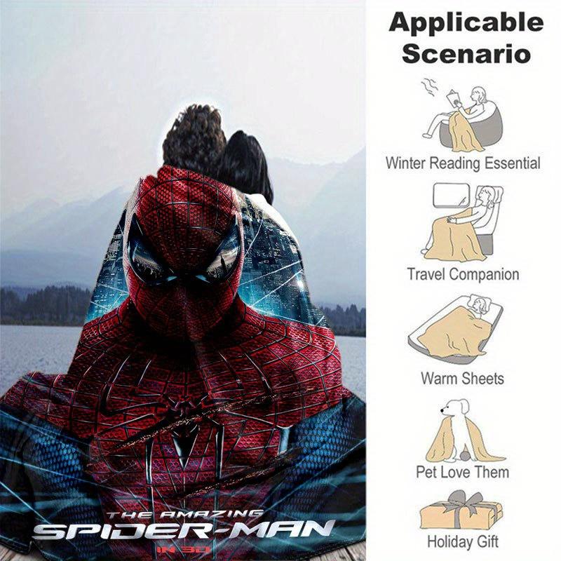 Spider-man Roztomilá Tištěná Deka Obdélníková Měkká Pohodlná Moderní Styl Polyester