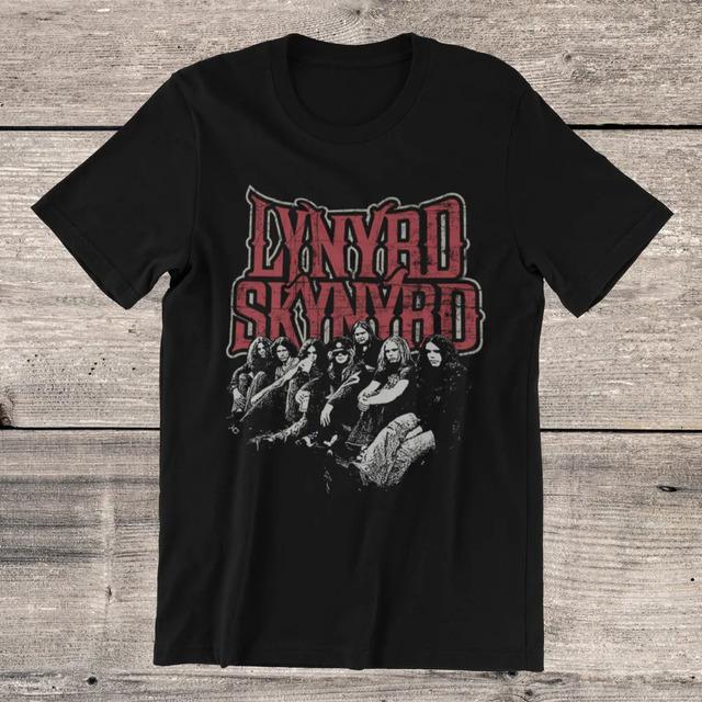 Camiseta Con Estampado Vintage De Lynyrd Skynyrd Band Rock M M