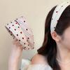 Flexible Polka Dot Headband Ribbed Wavy Textured Hairband Wavy Hair Band  Women Hair Accessories