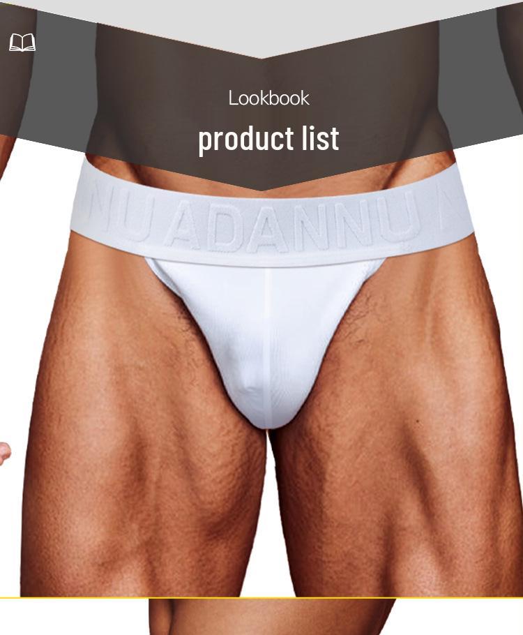 Men's Backless Butt-Lifting Stretchy Modal Low-Rise Thong Lingerie