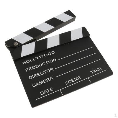 Regizor clasic Scenă video Clapperboard Filme Slate Cut Action Prop