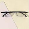 3pcs Stylish Rimless Reading Glasses Frameless Fashionable Presbyopic Readers for Men Women