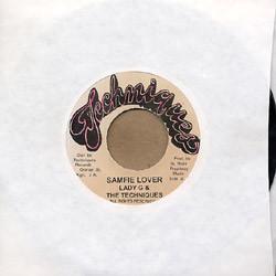 7inch Record LADY G THE TECHNIQUES Samfie Lover NONE Techniques Jamaica Reggae Ska Dub Used