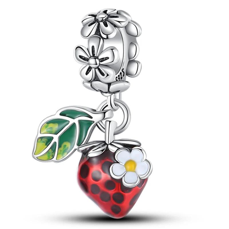 Charms Perlen Kupferrosa Parfümflasche Buchstabe Leuchtendes Glühwürmchen Tarotkarte Perlen Passend für DIY Armbänder Schmuck