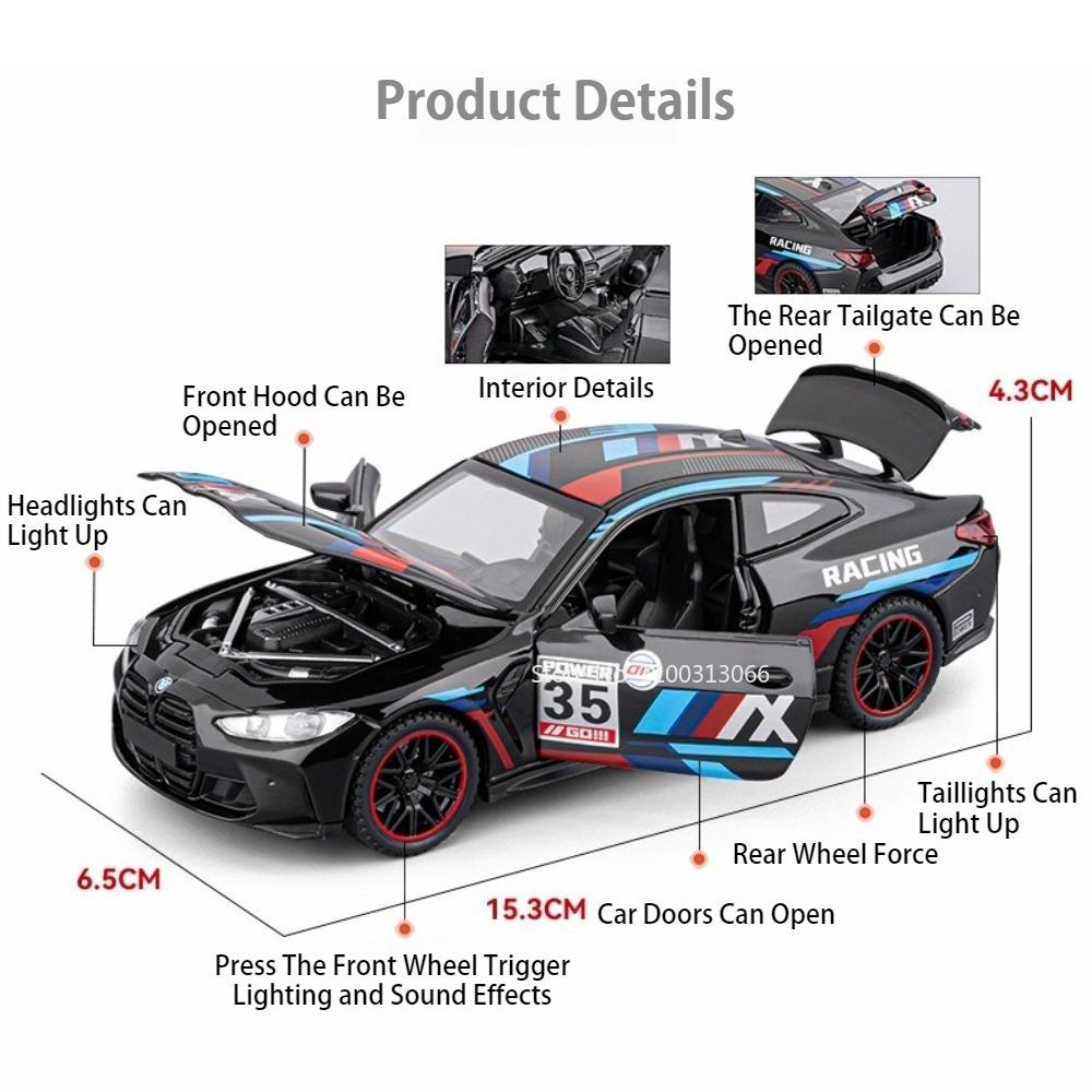 1:32 Panamera M4 Toys Cars Models Alloy Diecast with Light Music Miniature Supercar Pull Back Vehicle Model Child Adult Presents