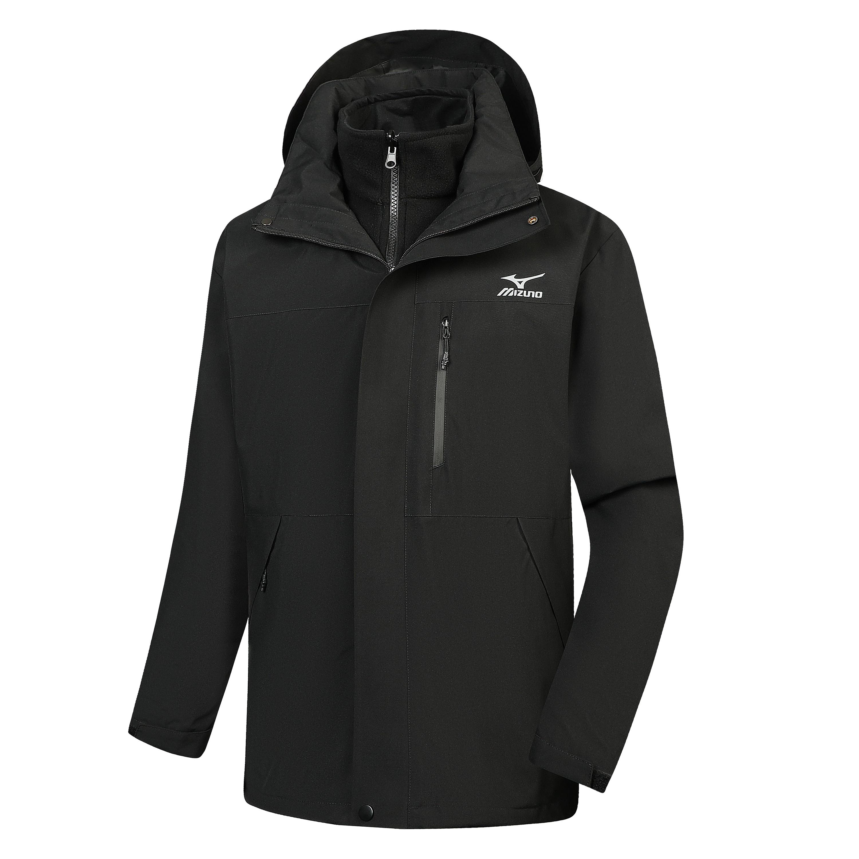 Mizuno Waterproof, Windproof, Breathable, Abrasion Resistant, Thermal Windbreaker Jacket Unisex A2CE2521 M