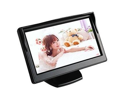 BANGWEIER Car Minion Dash LCD Monitor 5 Inch Back Switchable