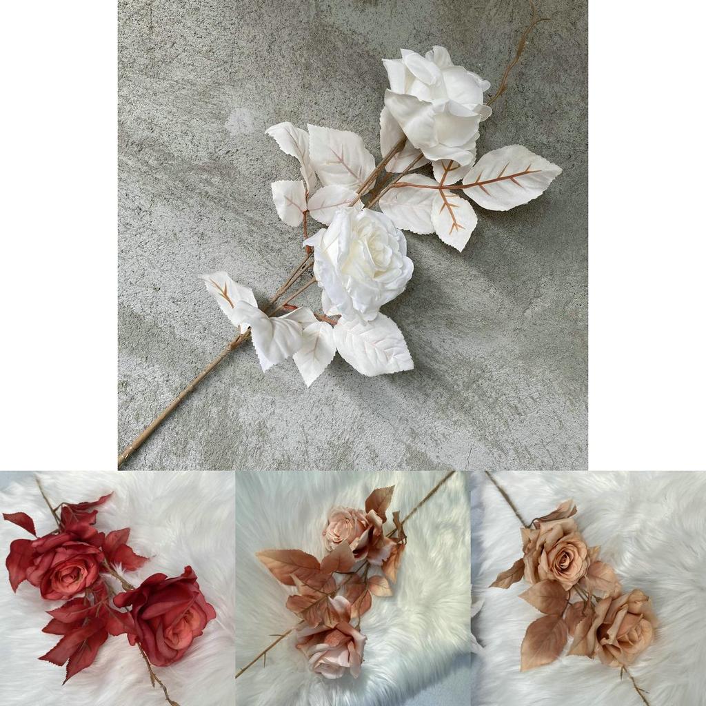 Alice Rose Silk Floral Arrangement For Wedding Decor And Home Staging Props