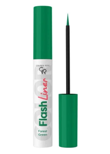 Golden Rose Flash Liner Colered Kolorowy Eyeliner 102 Forest Green 3,5Ml