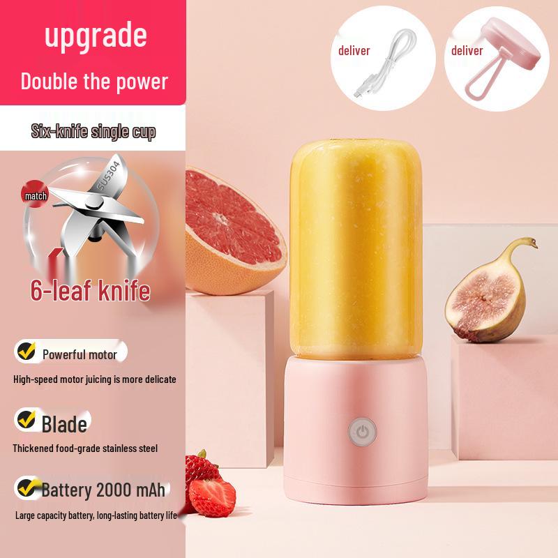 Tragbarer Multifunktionaler Elektrischer Entsafterbecher - Ideal für Studentenwohnheime und Reisen