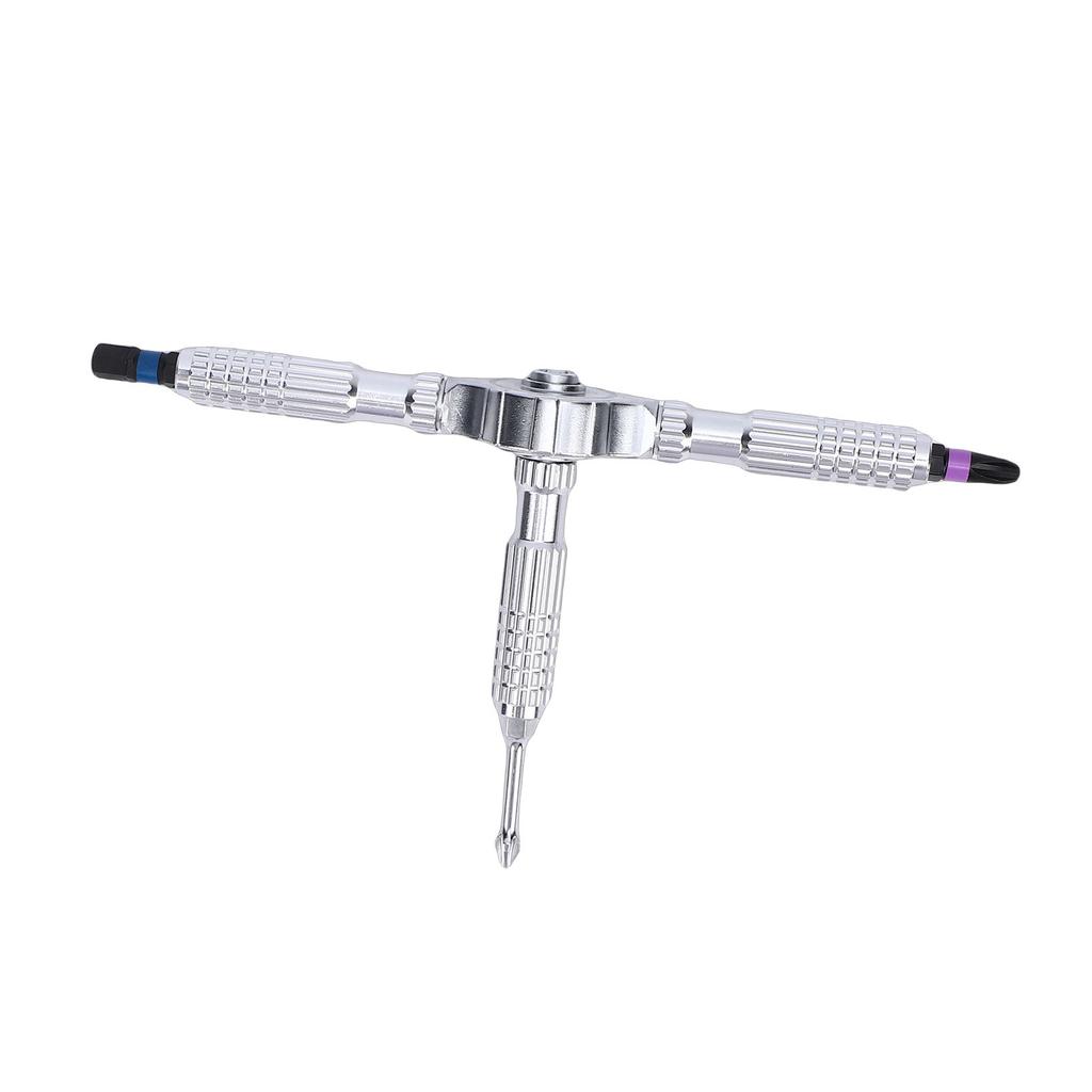 40 in 1 Screwdriver Set S2 Tool Steel Bits and 58 Teeth Ratchet Driver Detachable Handle for Furniture Electronics