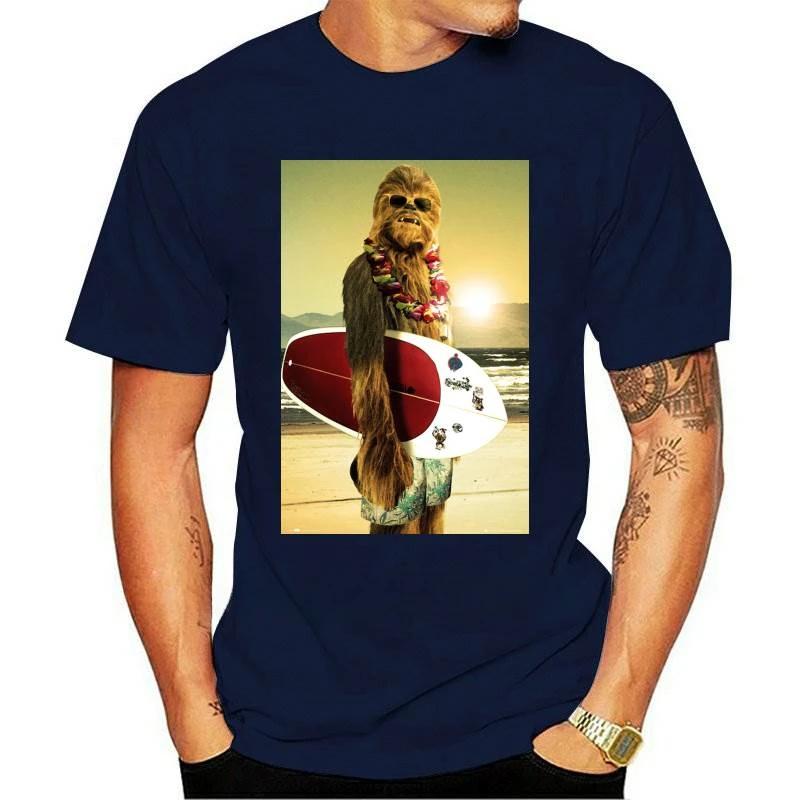 Neue Mode schwere Qualität Heißer Verkauf Vintage Sommer Rundhals Streetwear Kleidung Chewbacca Surfen Cool Geburtstagsgeschenk Geschenk Papa 3XL