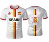 Fashion Spanish Flag Graphic Football T Shirts Summer Trendy National Emblem 3D Printed Jersey Cool Streetwear Oversized Tees