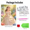 Disney pearl painting handmade diy pearl art painting elegant princess simple living room hanging painting decoration