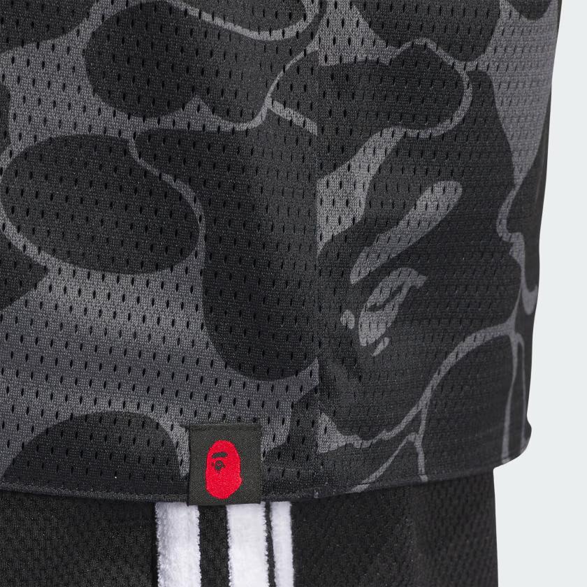New Adidas x BAPE Dame 9 FW24 Basketball Jerseys Men's Carbon Gray JF1154