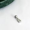 DIY Sliding Chain Alphabet Number Pendant Necklace Personalized Jewelry