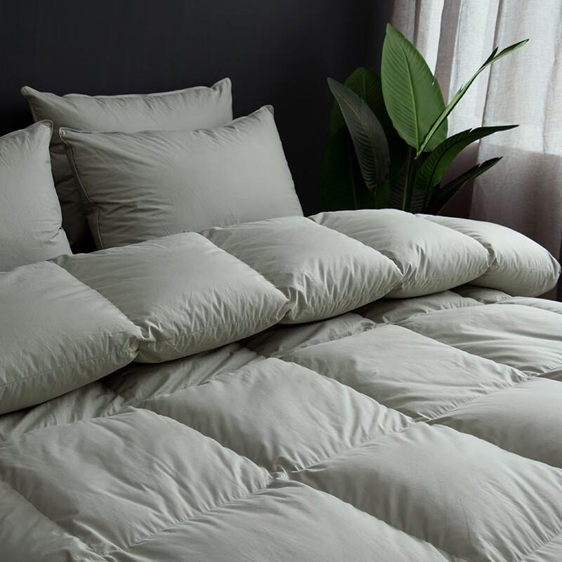 All-Cotton Warm Core White Goose Down Comforter