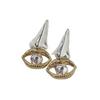 Fashionable European and American Facial Feature Long Stud Earrings