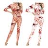 Dětský Halloweenský Cosplay Kostým Unisex Kluci Dívky Dlouhý Rukáv Horní Díl a Kalhoty Set Maškarní Oblečení Na Párty Karneval Svátek