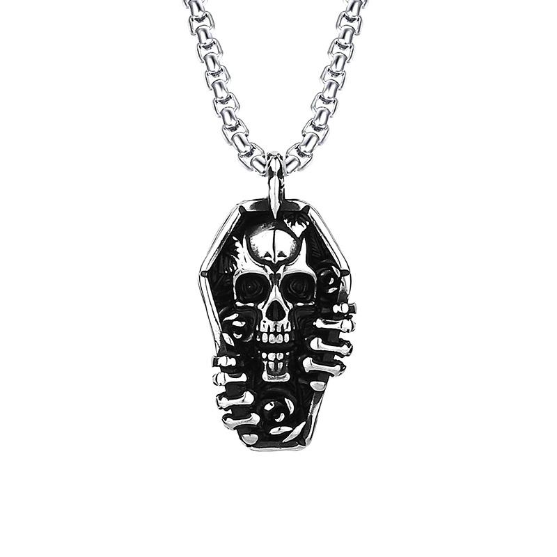 Men's Fitness Necklace Stylish Titanium Steel Boxing Glove Pendant