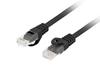 Monitor Accessory Lanberg  Patchcord Cat.6 UTP LSZH CU | PCU6-10CU-0200-BK | 2 M