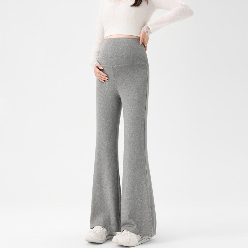 Maternity Pants with Belly Support - Slightly Flared for Spring and Autumn, 2026 New Style, Long and Non-Constricting. Large