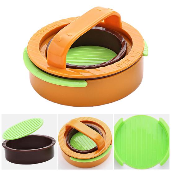 Yousheng Round Burger Press Patty Maker with Non-Stick Plunger Reusable Even Thickness Burger Shaping Press for Beef Chicken Veggie Patties Essential