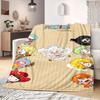 ONE PIECE Print Blanket Warm Comfortable Flannel Blanket Suitable for Bedrooms,Sofas, Beds,Chairs,Travel -QIAO81