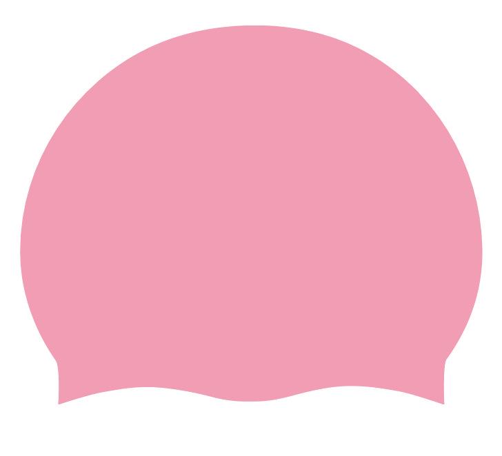 Adult & Children's Silicone Swim Cap - Unisex, Solid Color, Plus Size, Customizable with Logo