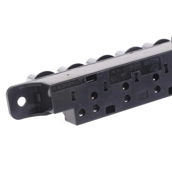 Yousheng Push Button Switch for Range Hood Five-Position Silver Piano Key Design Five Independent Wind Speed Controls Switch Panel Easy Installation