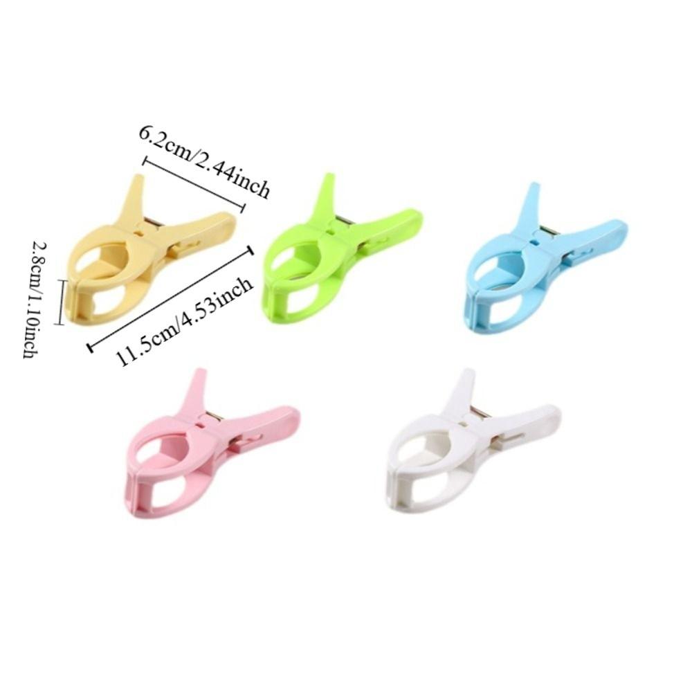 15PCS Traceless Design Quilt Clips Plastic Bed Sheets Clips Windproof Clothespins Drying Laundry