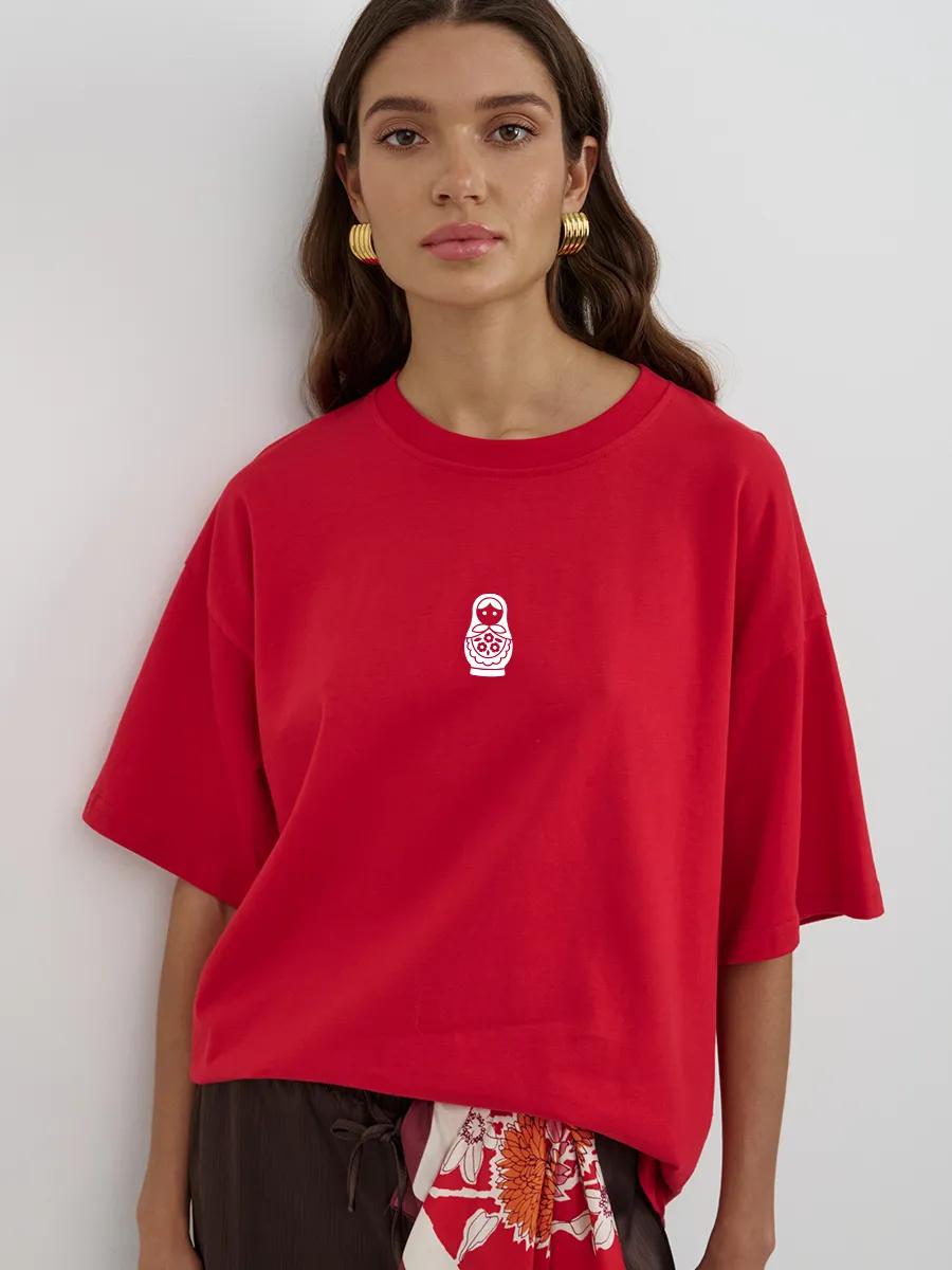 White motorcycle print T‑shirt S