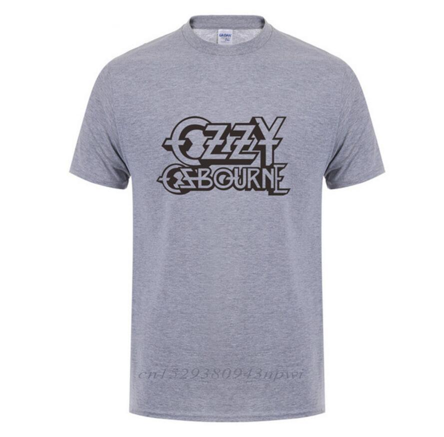 2024 Summer Ozzy Osbourne T Shirts Printed Men Brand Hip Hop Short Sleeve Tshirt Custom Printed Punk Rock Custom Tshirt