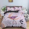 3D Butterfly Print Skin Friendly Comfortable Duvet Quilt Cover Pillowcase Bedding Set Children Bedroom Decoration Home Textile