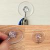 10Pcs/set Kitchen Home Hangers Glass Rubber Wall Hook Sucker Transparent Suction Cup