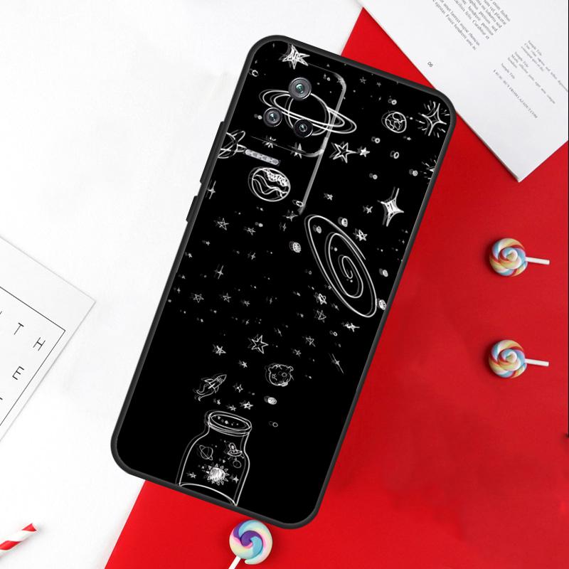 Aesthetic Space Stars Planet Cover For Xiaomi 11T 12T 13T 14T Pro 13 14 15 Ultra POCO X7 Pro X3 X5 X6 F5 F6 M6 Pro Case