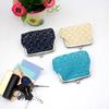 Yousheng Women Lace Coin Purse, Mesh Small Change Purse, Kiss Lock Closure Pouch for Coins Cash Cards