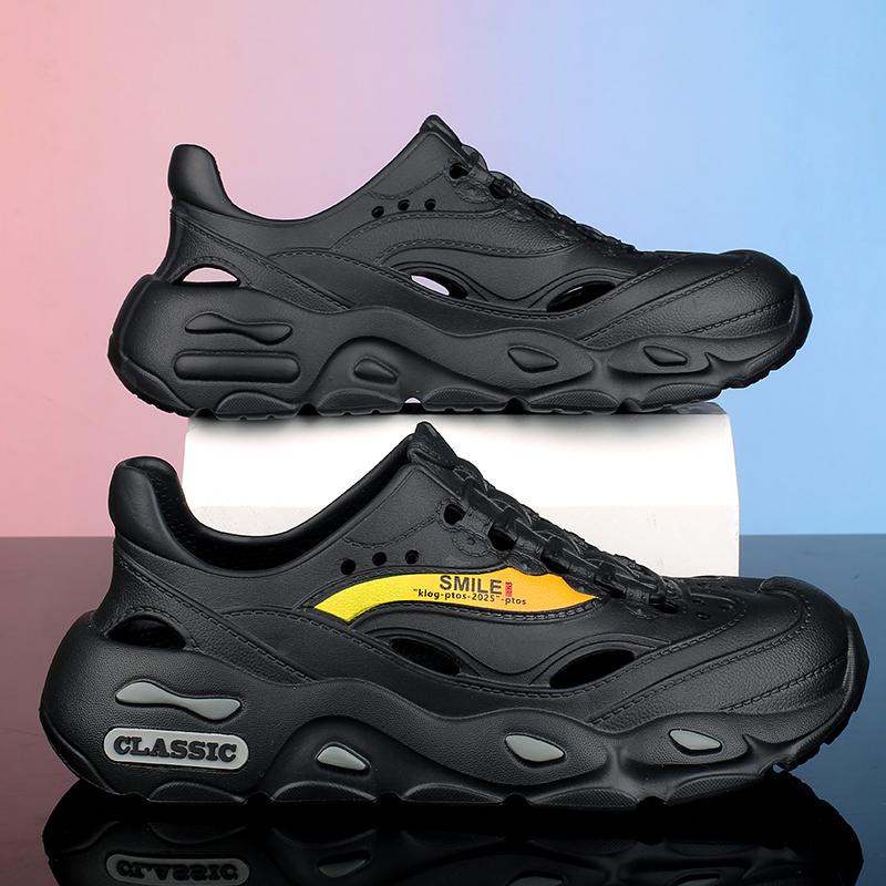 Men S Outdoor Sandals Sport Slippers Beach Slides Breathable Clogs Men Garden Shoes Non-Slip Hiking Driving Men Outdoor Sandals 39